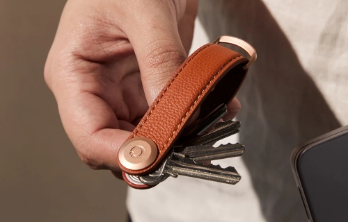 Orbitkey Pebbled Leather Key Organizer: Stylish and Practical